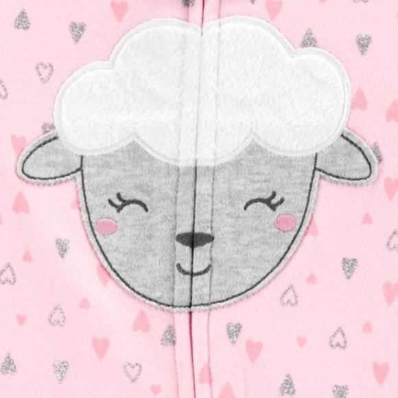Child of Mine made by Carter's Lamb Zip-up Sleep & Play - 6 Months - Picture 2 of 3